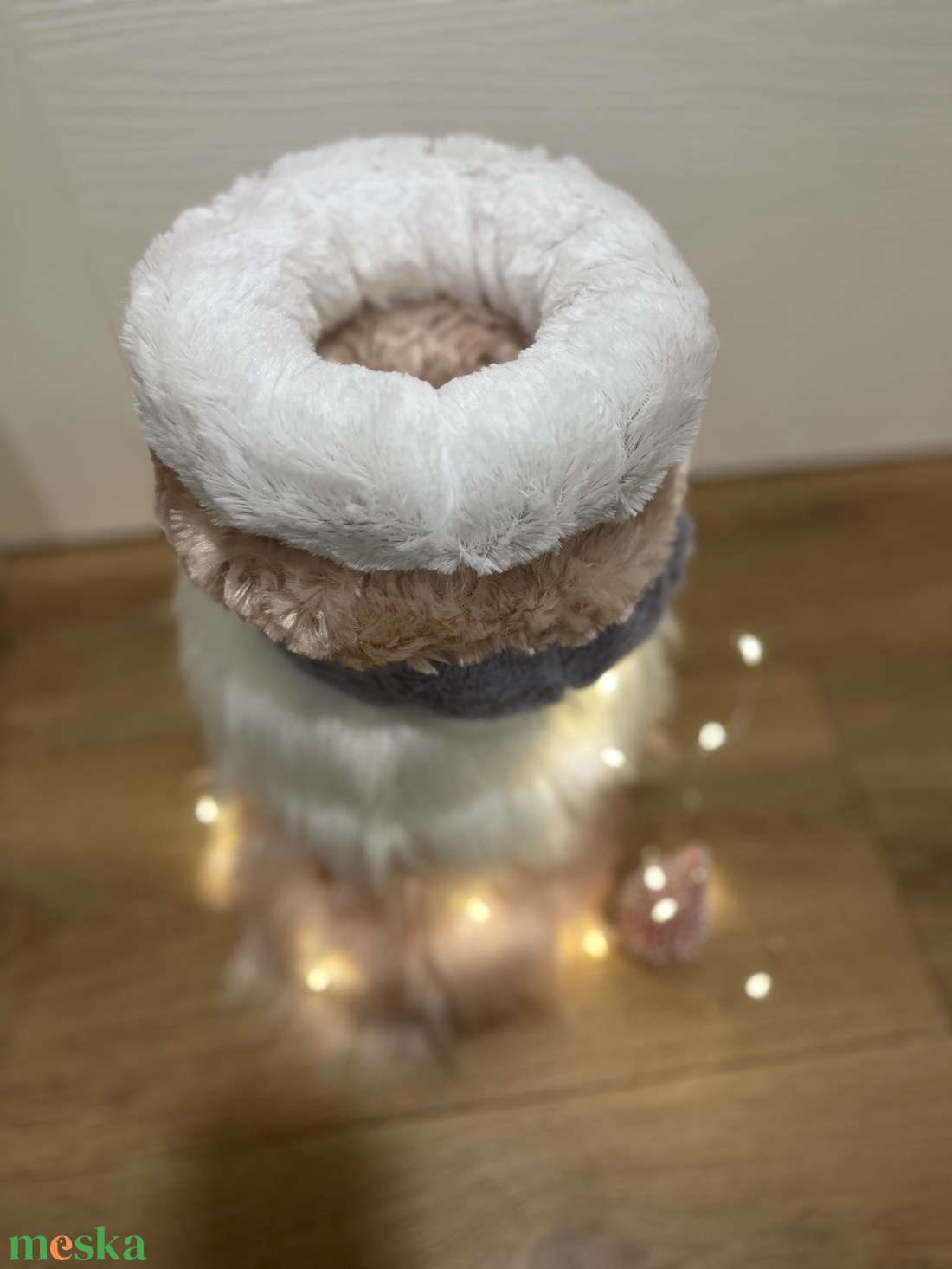 Szőrmés koszorú alapok - kellékek & szerszámok - dekorációs kellékek - koszorú, koszorúalap - Meska.hu