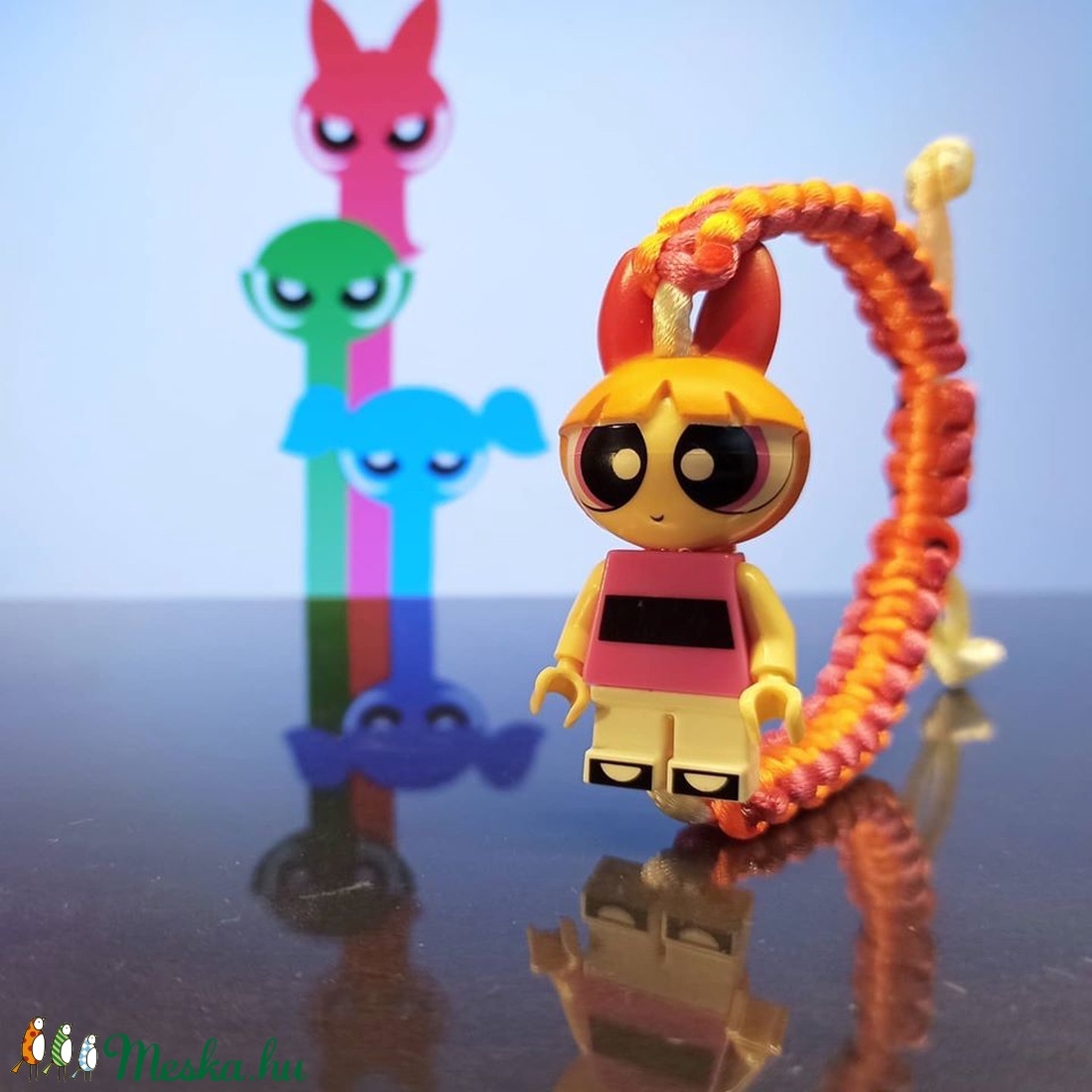 Powerpuff Girls Minifig karkötő - ékszer - karkötő - karkötő medállal - Meska.hu Powerpuff Girls Minifig karkötő - ékszer - karkötő - karkötő medállal - Meska.hu