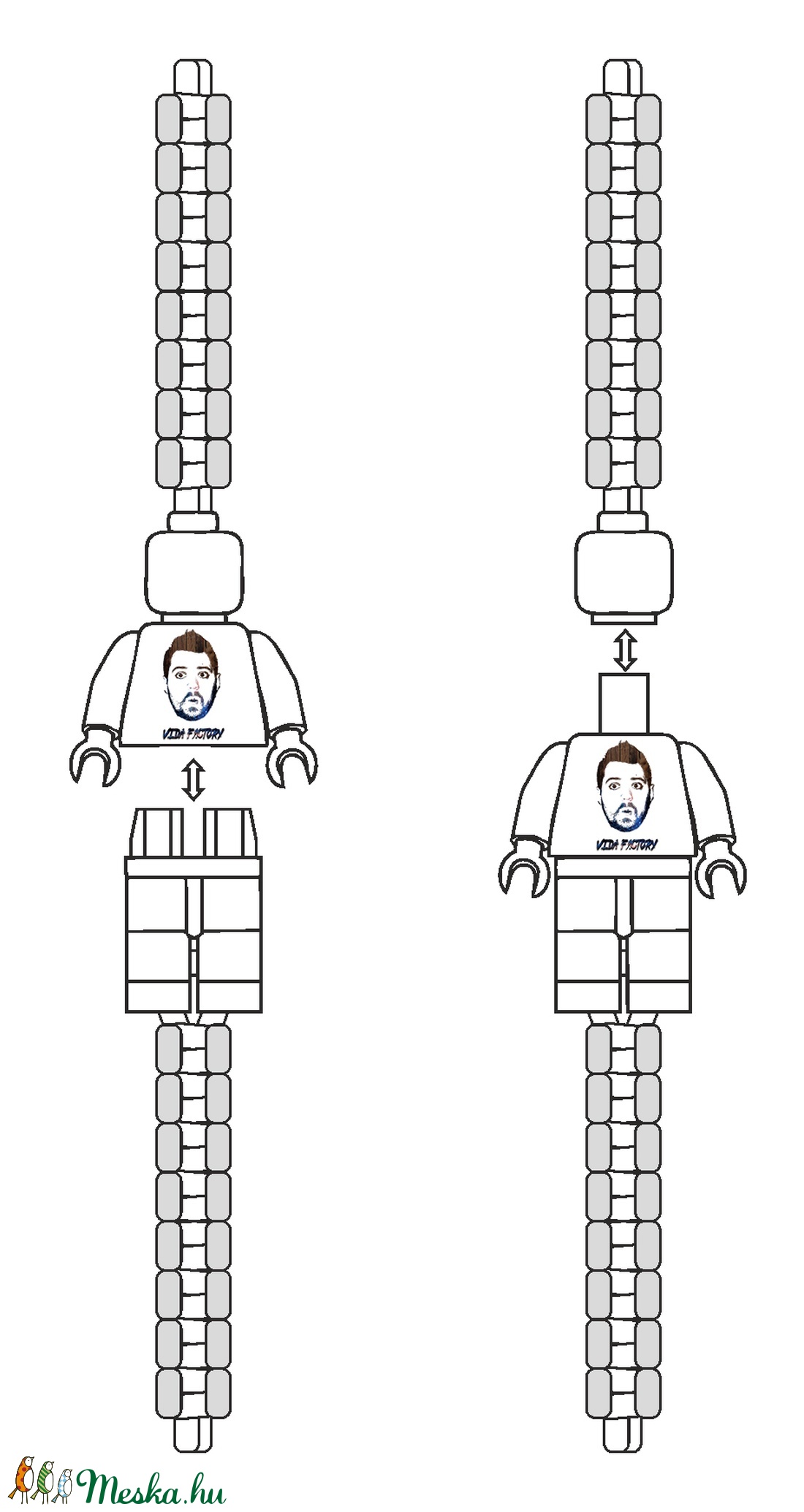 Német válogatott Minifig karkötő - ékszer - karkötő - karkötő medállal - Meska.hu