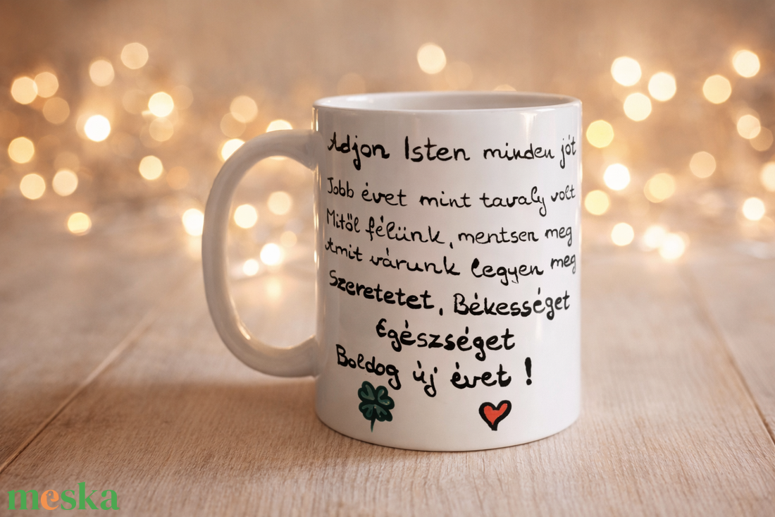 Vidámka bögre-kézzel festett, mosolyt hozó egyedi ajándék (új év) - otthon & életmód - konyhafelszerelés, tálalás - tálalás - bögre & csésze - Meska.hu