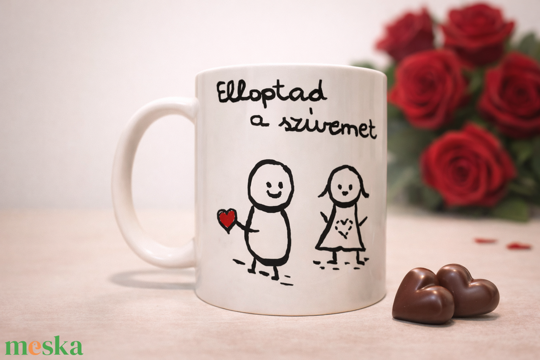 Elloptad a szívemet - Valentin napi bögre  - otthon & életmód - konyhafelszerelés, tálalás - tálalás - bögre & csésze - Meska.hu