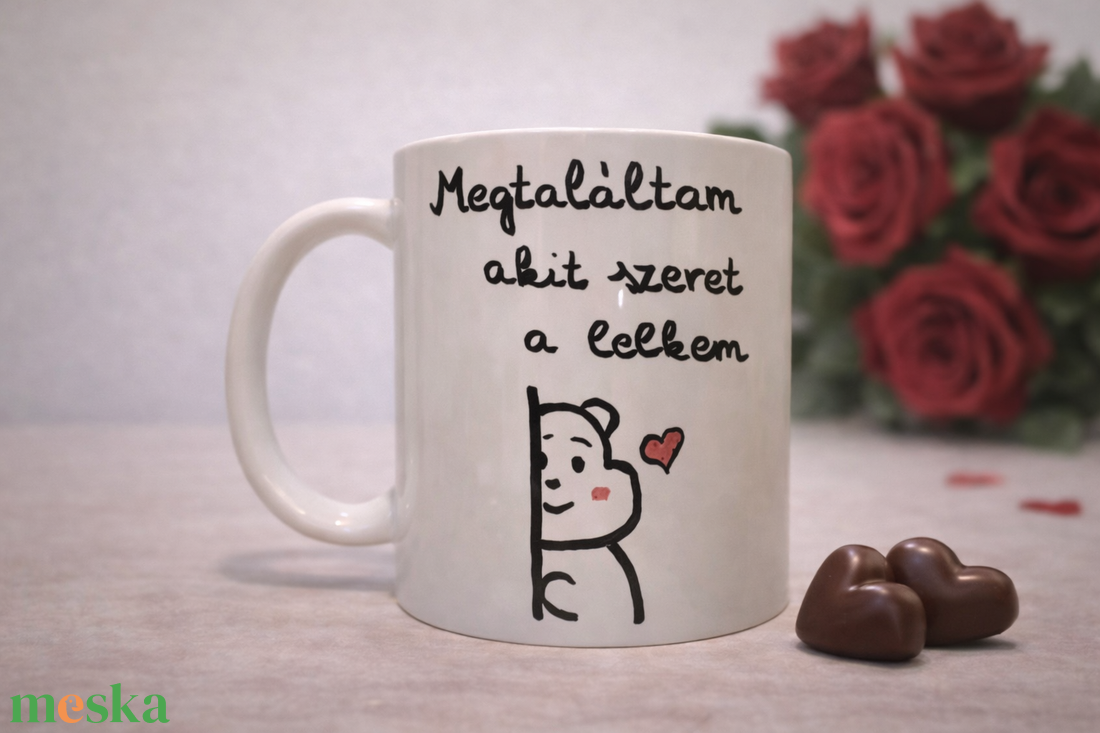 Megtalaltam - Valentin napi bögre  - otthon & életmód - konyhafelszerelés, tálalás - tálalás - bögre & csésze - Meska.hu