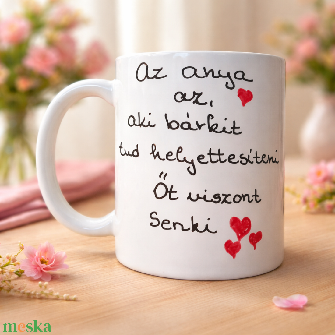 Megható,  anyák napi bögre - feliratos ajándék anyának  - otthon & életmód - konyhafelszerelés, tálalás - tálalás - bögre & csésze - Meska.hu