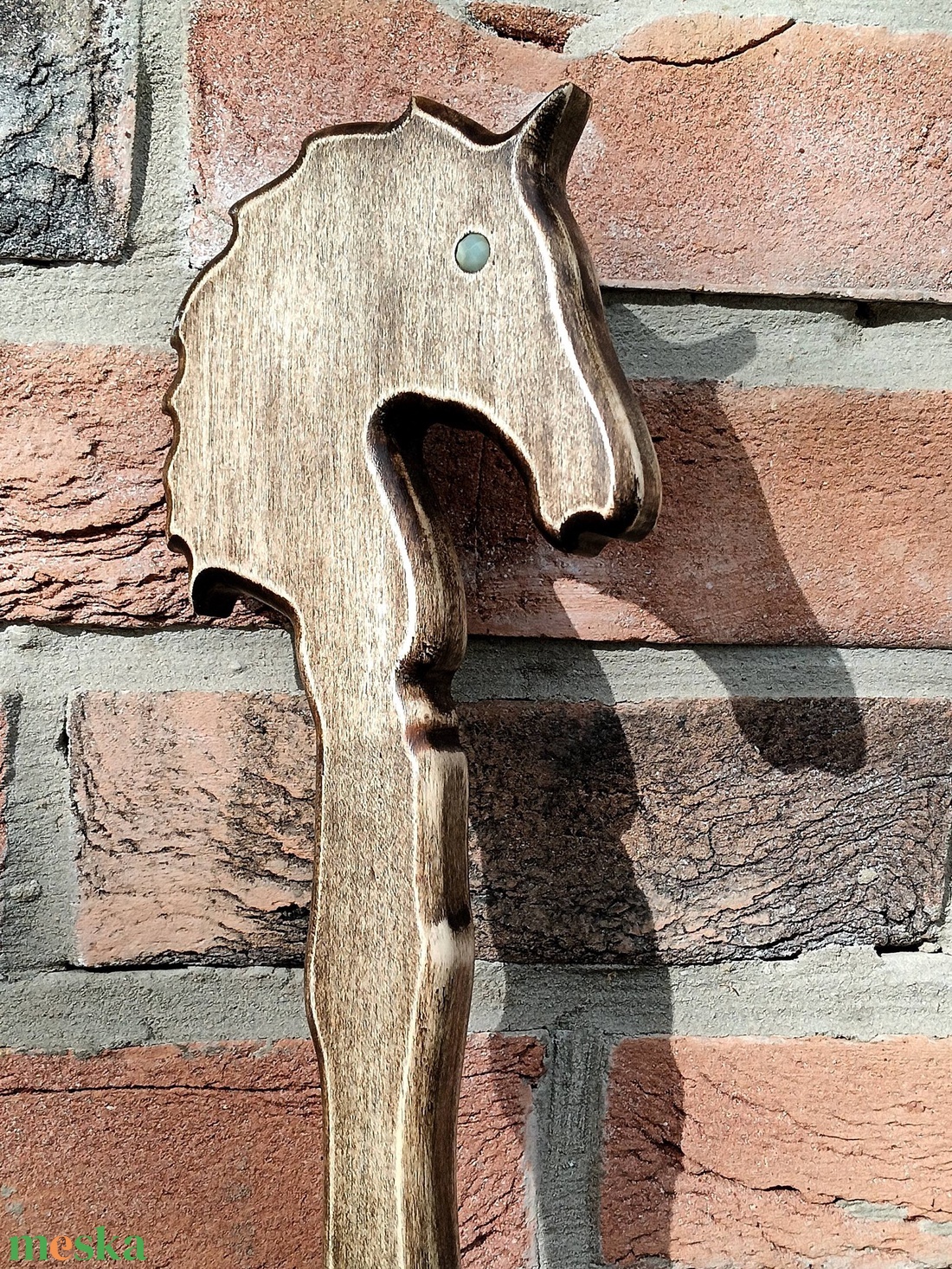 Egyedi sétabot, túrabot juharfából - Ló - játék & sport - sport és kikapcsolódás - más játékok, sportok - Meska.hu