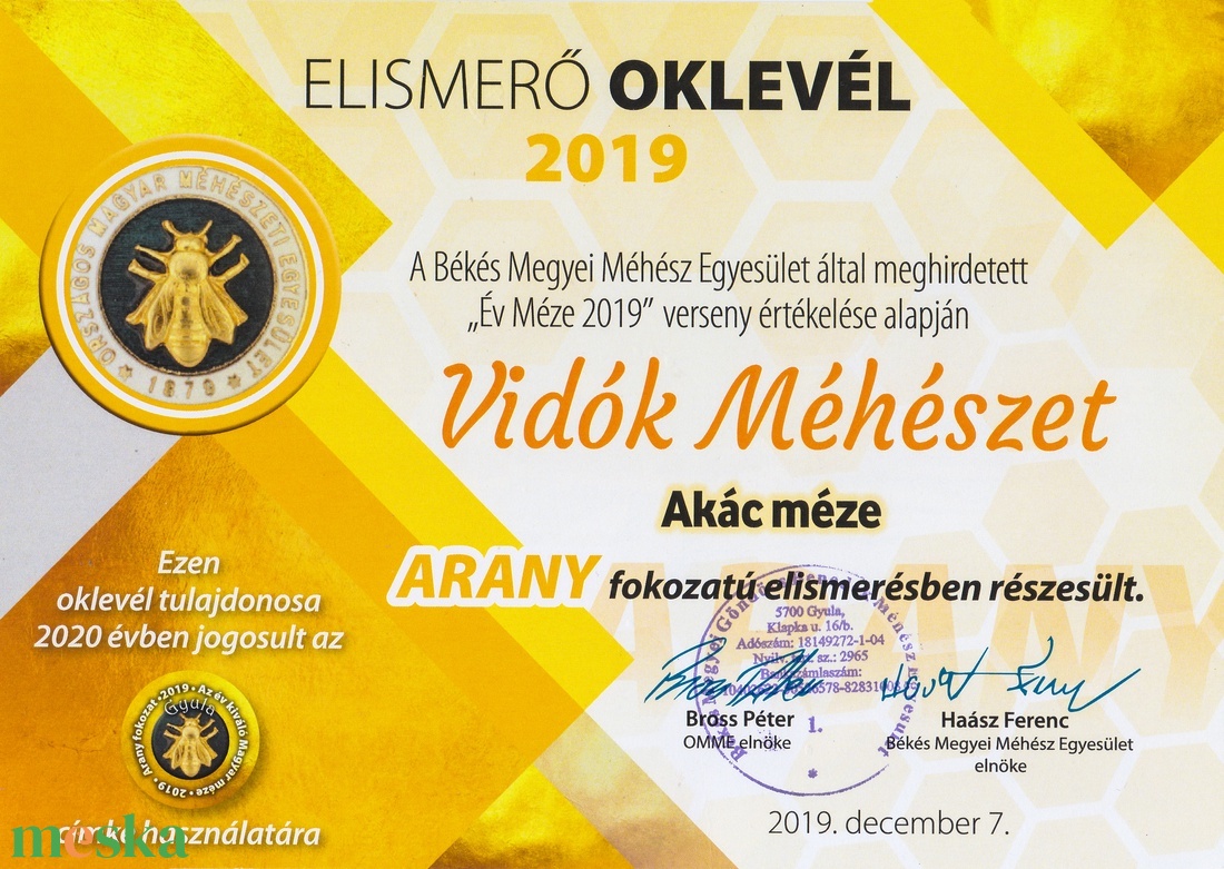 Akác méz - élelmiszer - méz & propolisz - Meska.hu Akác méz - élelmiszer - méz & propolisz - Meska.hu