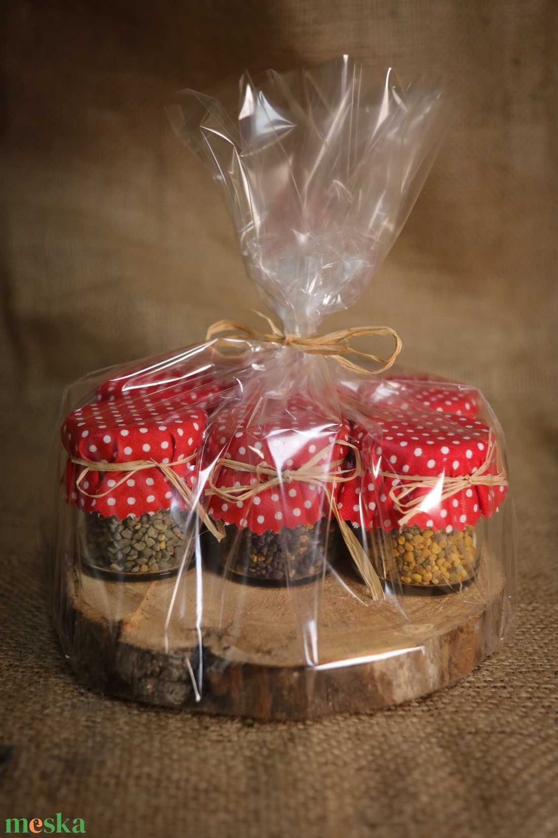 Ajándék virágpor válogatás 6x40ml - élelmiszer - gourmet ajándékcsomag - Meska.hu