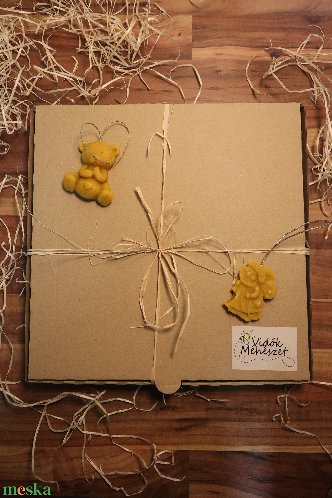 Ajándék karácsonyfadísz szett lapos dobozban 17db 4-7x3-5cm - karácsony - karácsonyi lakásdekoráció - karácsonyfadíszek - Meska.hu