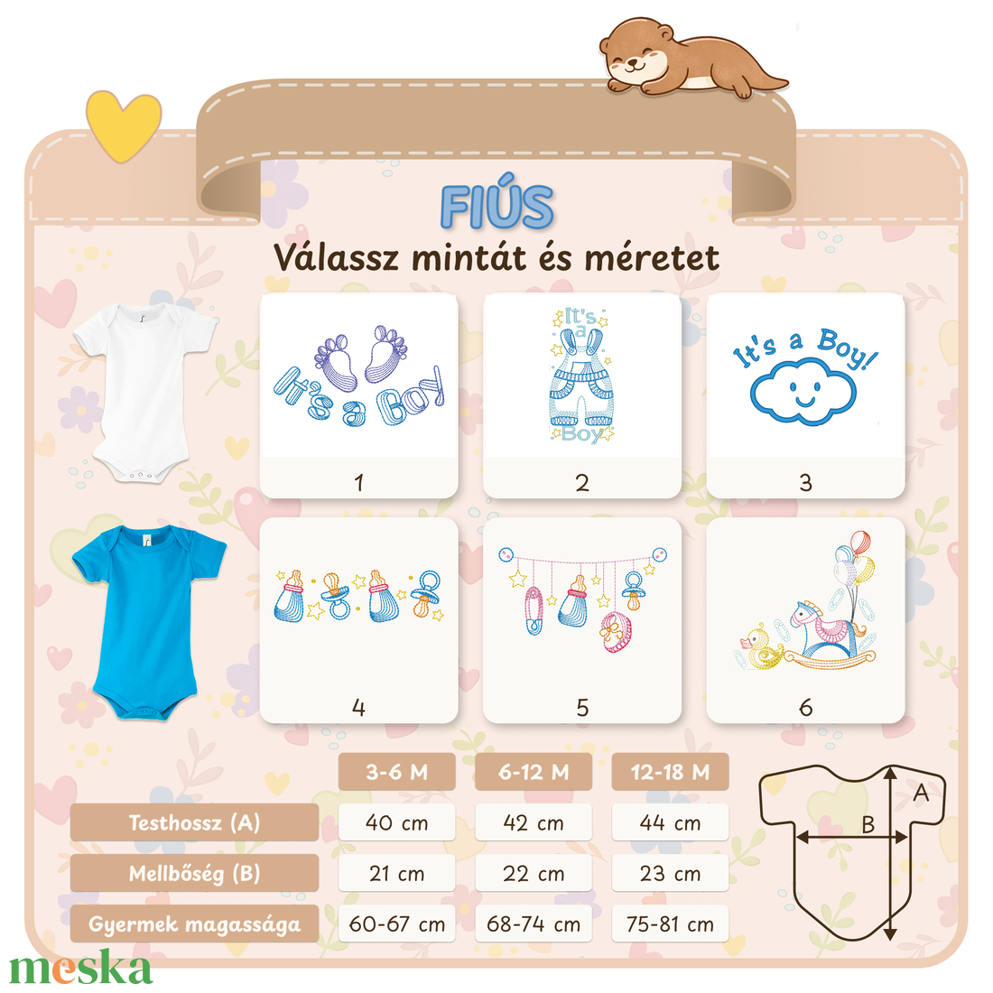 Hímzett babaváró csomag - 2 body + előke + szundikendő egyedi névreszoló hímzéssel és választott mintával - baba - mama - babaruházat - babaruha szett - Meska.hu