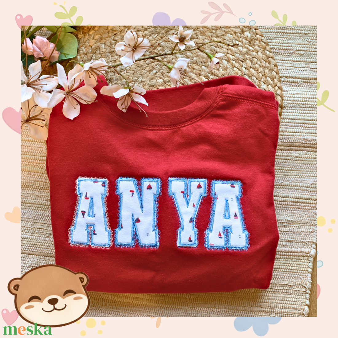 Emlékőrző pulcsi baba ruhákból, felirattal, Anya, Apa, Papa, Mama - ruha & divat - férfi ruha - férfi pulóver - Meska.hu