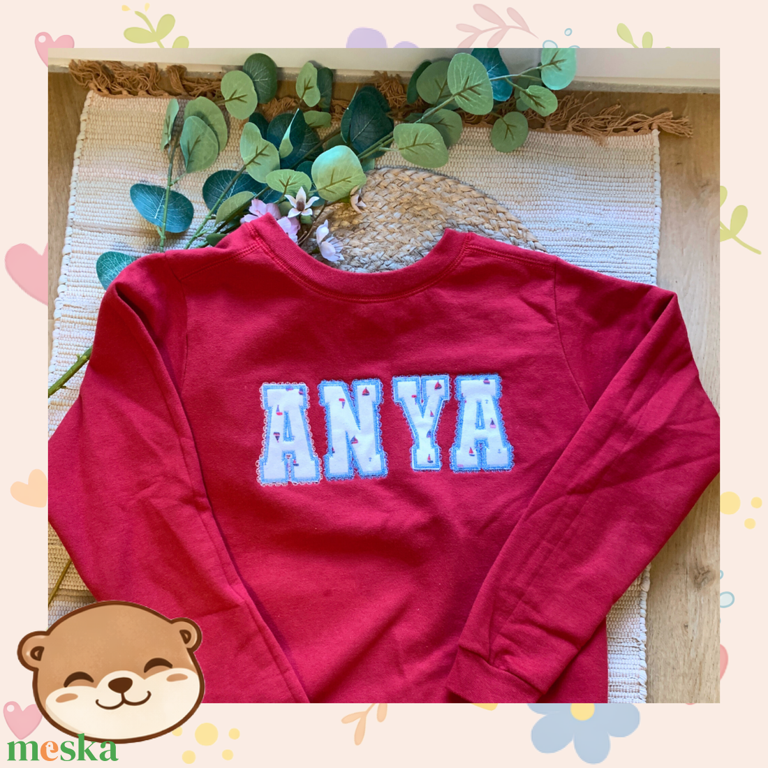 Emlékőrző pulcsi baba ruhákból, felirattal, Anya, Apa, Papa, Mama - ruha & divat - férfi ruha - férfi pulóver - Meska.hu