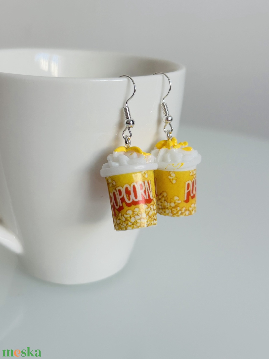 Popcorn fülbevaló - ékszer - fülbevaló - lógó fülbevaló - Meska.hu Popcorn fülbevaló - ékszer - fülbevaló - lógó fülbevaló - Meska.hu