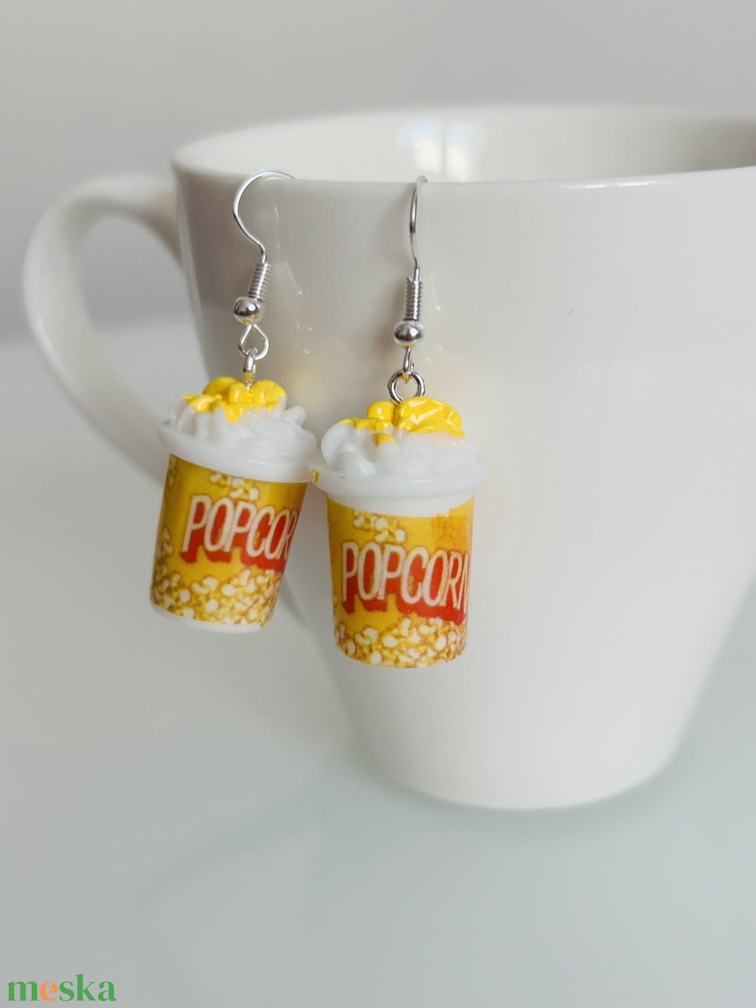 Popcorn fülbevaló - ékszer - fülbevaló - lógó fülbevaló - Meska.hu Popcorn fülbevaló - ékszer - fülbevaló - lógó fülbevaló - Meska.hu