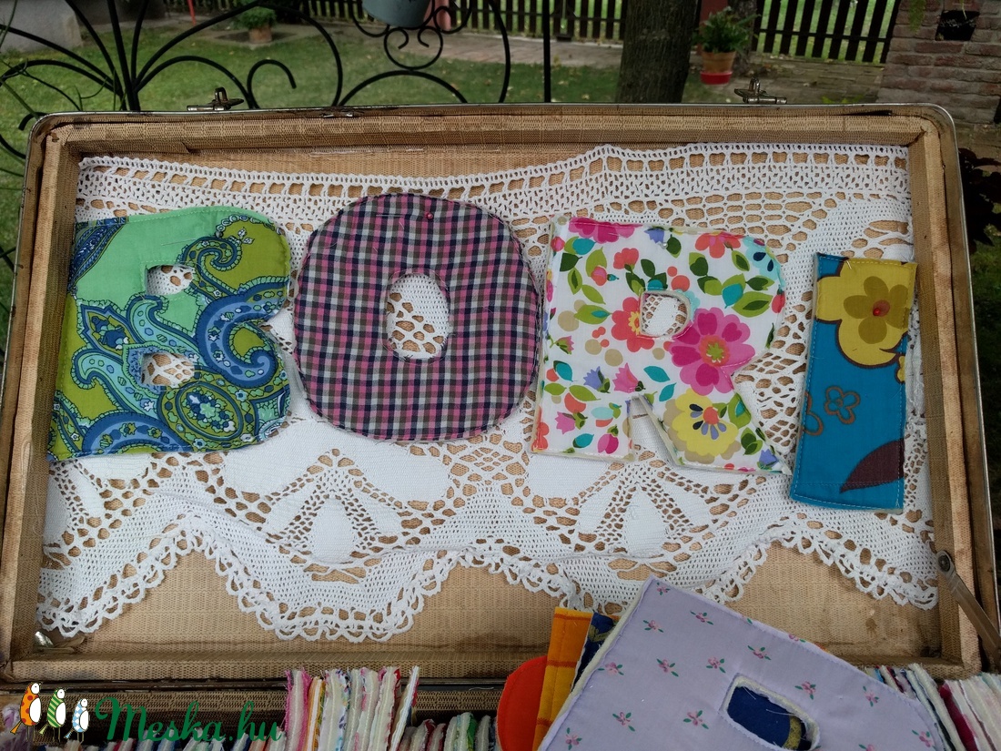 Textil betű - otthon & életmód - dekoráció - Meska.hu Textil betű - otthon & életmód - dekoráció - Meska.hu