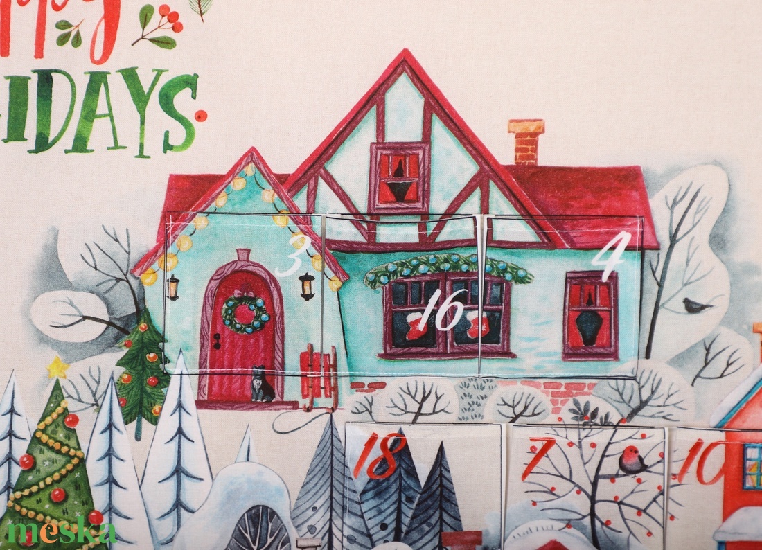 Adventi naptár - karácsony - adventi díszek - adventi naptár - Meska.hu