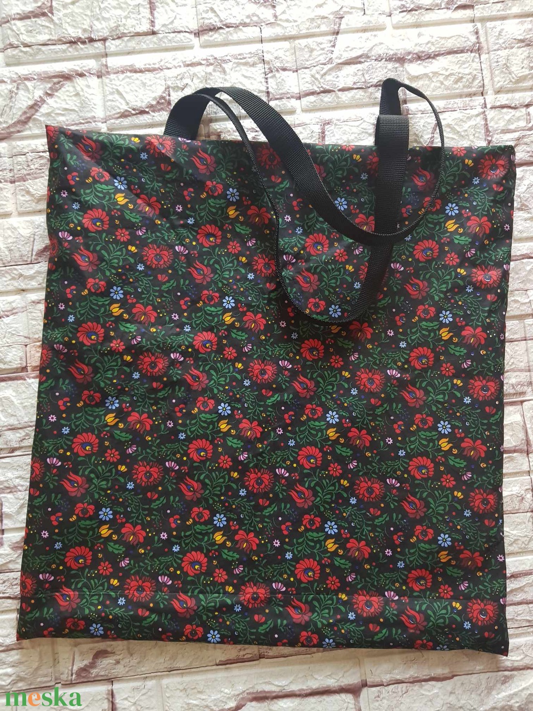 Kalocsai mintás pakolós táska - Matyó mintás bevásárló táska - táska & tok - bevásárlás & shopper táska - shopper, textiltáska, szatyor - Meska.hu Kalocsai mintás pakolós táska - Matyó mintás bevásárló táska - táska & tok - bevásárlás & shopper táska - shopper, textiltáska, szatyor - Meska.hu