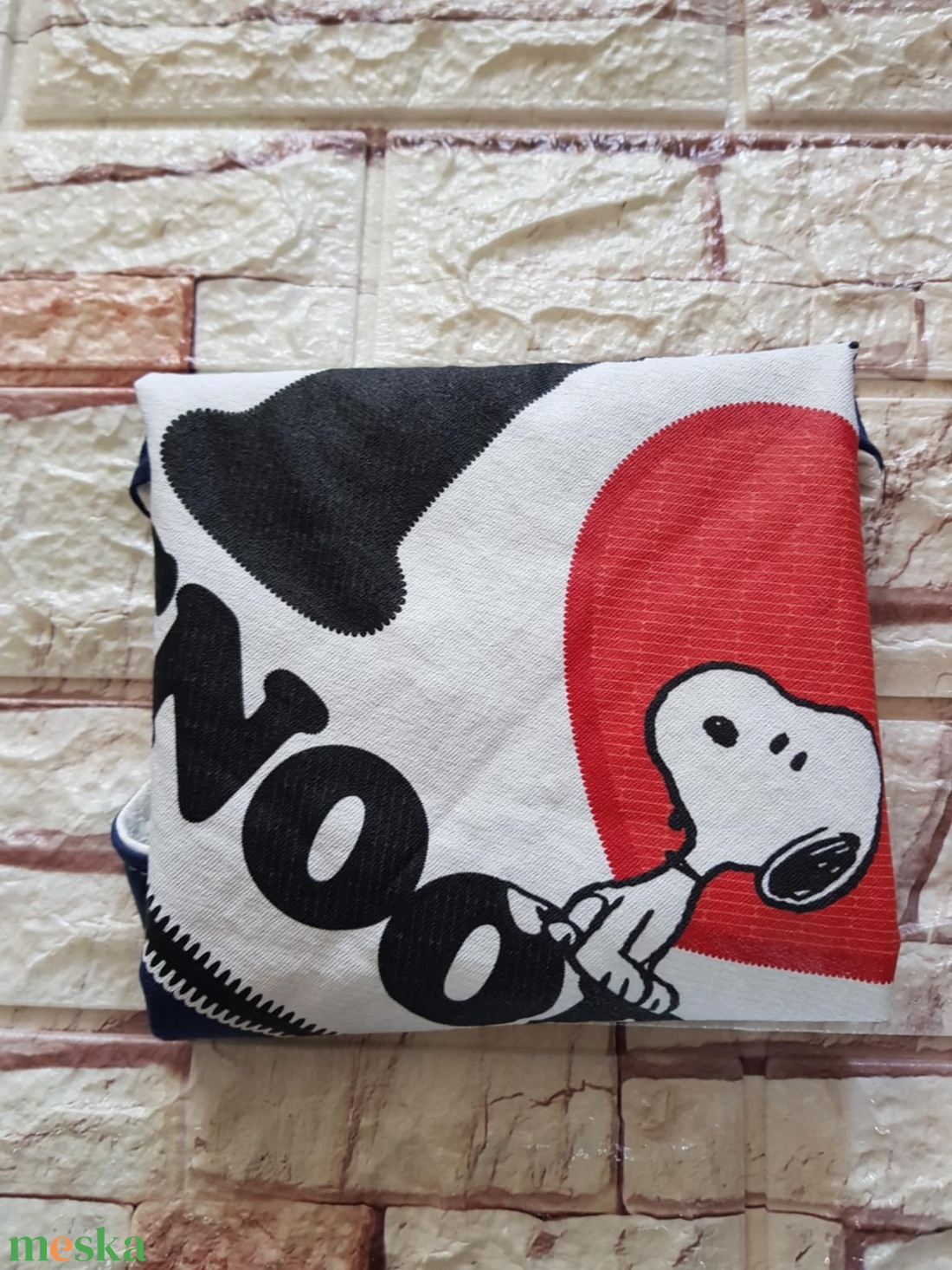 SNOOPY Újraszalvéta - Vízhatlan uzsonna-csomagoló - táska & tok - uzsonna- & ebéd tartó - szendvics csomagoló - Meska.hu
