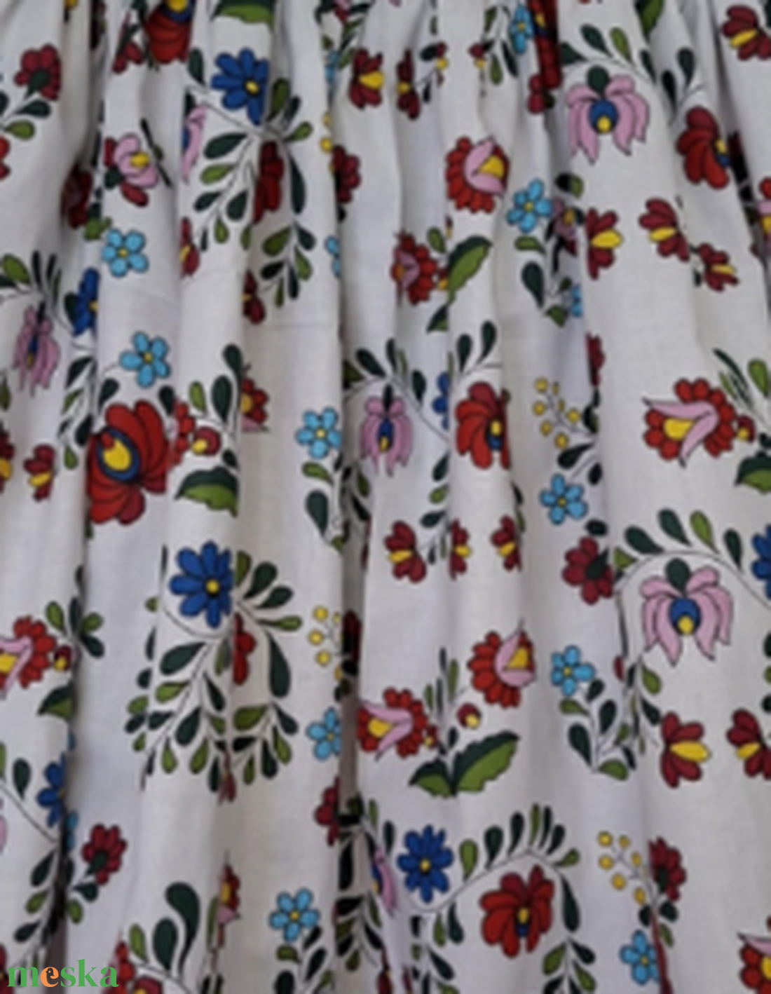 Kalocsai mintás néptánc kötény 50 cm - otthon & életmód - konyhafelszerelés, tálalás - konyhai textil - kötény - Meska.hu