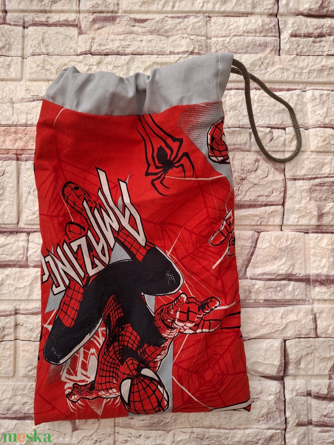 Spiderman/Pókember uzsonnás tasak frissen tartó PUL béléssel - táska & tok - uzsonna- & ebéd tartó - szendvics csomagoló - Meska.hu Spiderman/Pókember uzsonnás tasak frissen tartó PUL béléssel - táska & tok - uzsonna- & ebéd tartó - szendvics csomagoló - Meska.hu