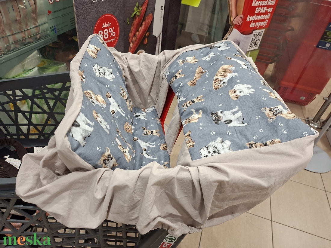 Kutyás bevásárlókocsi huzat - Bevásárló kocsihuzat - játék & sport - 3 éves kor alattiaknak - bevásárlókocsi huzat - Meska.hu