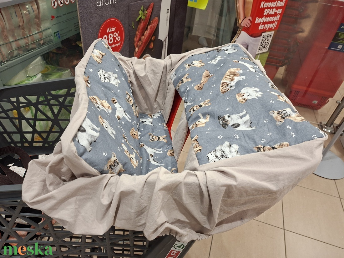 Kutyás bevásárlókocsi huzat - Bevásárló kocsihuzat - játék & sport - 3 éves kor alattiaknak - bevásárlókocsi huzat - Meska.hu