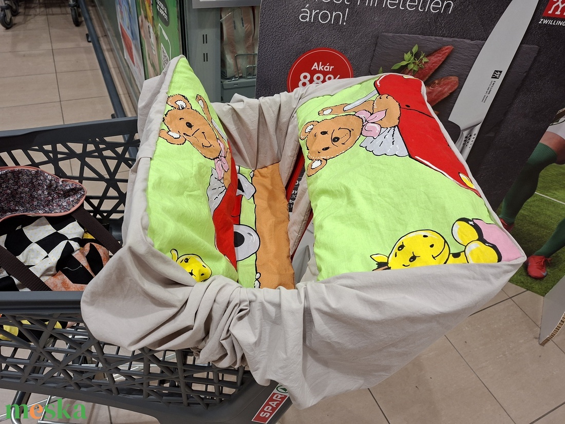 Macis bevásárlókocsi huzat - Bevásárló kocsihuzat - játék & sport - 3 éves kor alattiaknak - bevásárlókocsi huzat - Meska.hu