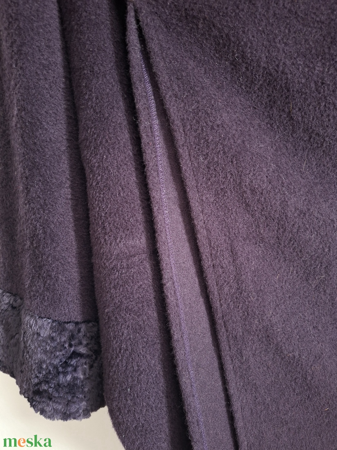 Matyó mintás női poncsó /100 % gyapjú/ (nagyobb méret) - ruha & divat - női ruha - poncsó - Meska.hu