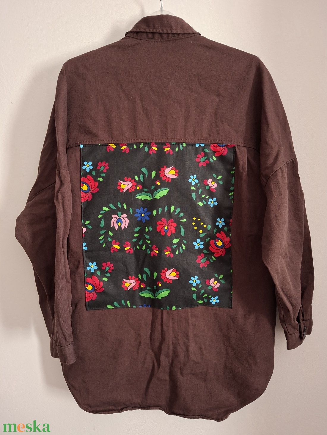 Kalocsai mintás női ing, blúz M/L - ruha & divat - női ruha - blúz - Meska.hu