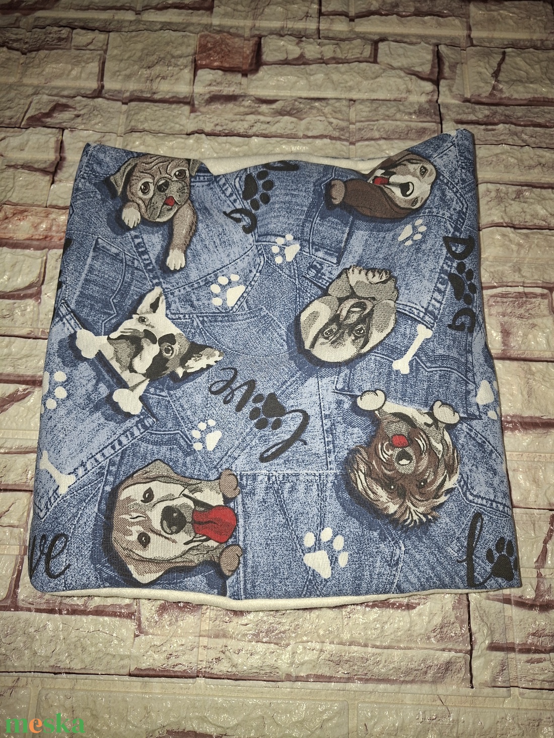 Egyedi kutyás sál - Kutyás csősál - ruha & divat - sál, sapka, kendő - sál - Meska.hu