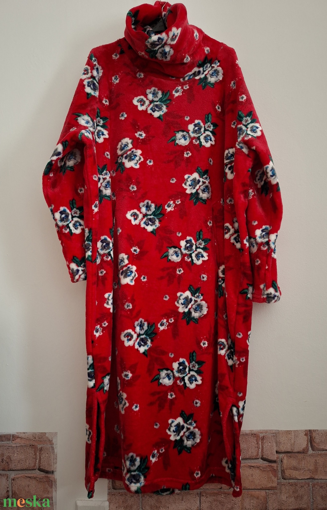 Hosszú, magas nyakú női ruha L-es - ruha & divat - női ruha - ruha - Meska.hu