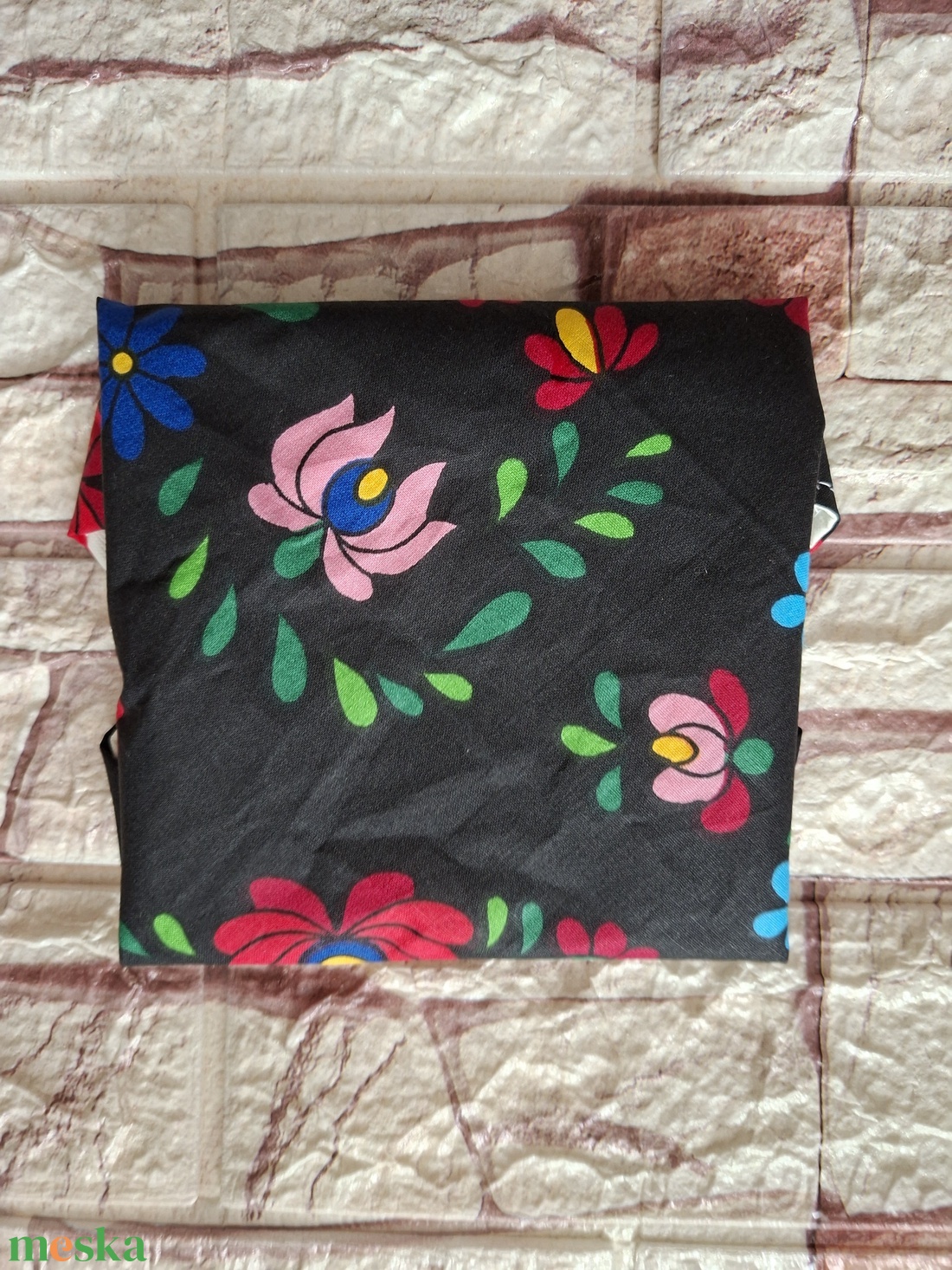 Kalocsai mintás úraszalvéta - táska & tok - uzsonna- & ebéd tartó - szendvics csomagoló - Meska.hu