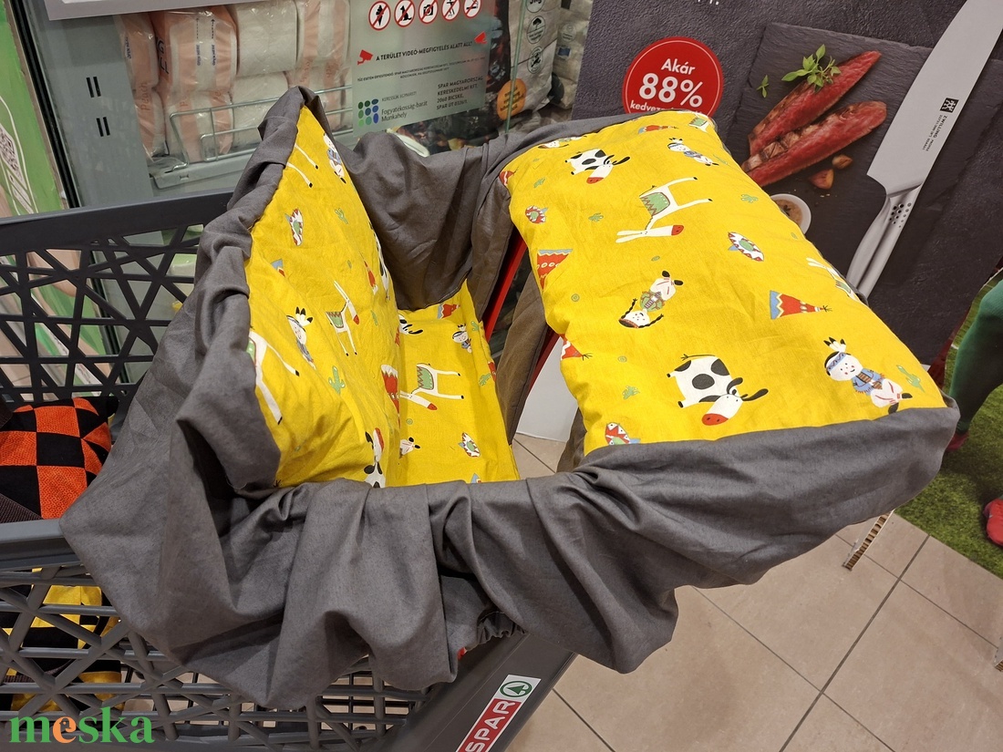 Állatos bevásárlókocsi huzat - Bevásárló kocsihuzat - játék & sport - 3 éves kor alattiaknak - bevásárlókocsi huzat - Meska.hu