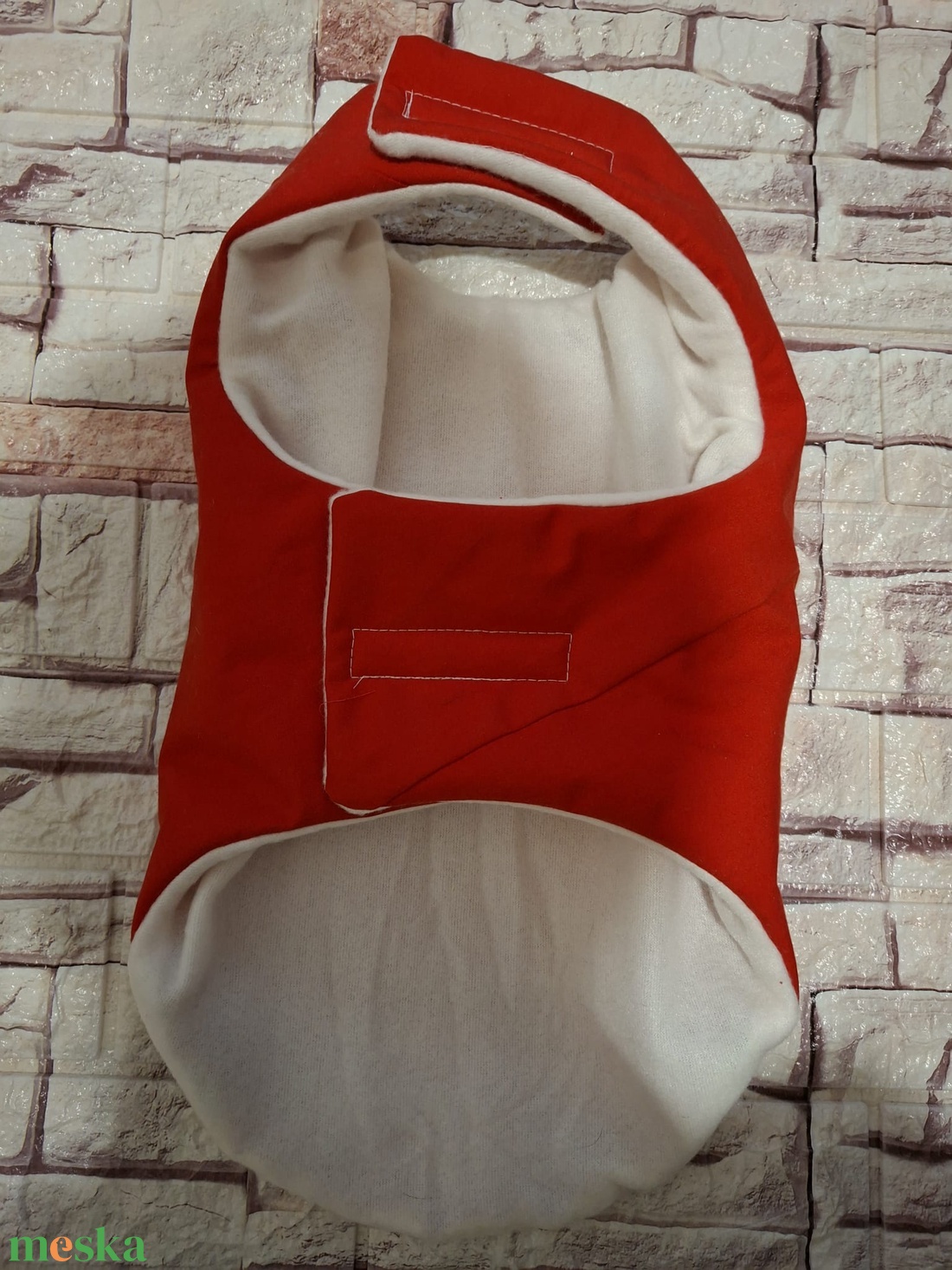 Vízálló, bélelt, láthatósági kutyakabát M-es - otthon & életmód - kisállatoknak - kutyáknak - kutya ruházat - Meska.hu