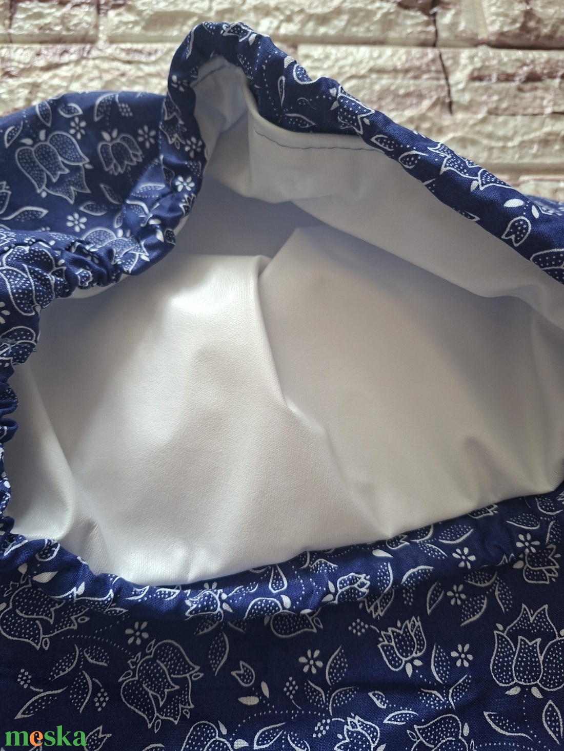 Nagyméretű kenyeres zsák frissen tartó béléssel - táska & tok - uzsonna- & ebéd tartó - szendvics csomagoló - Meska.hu