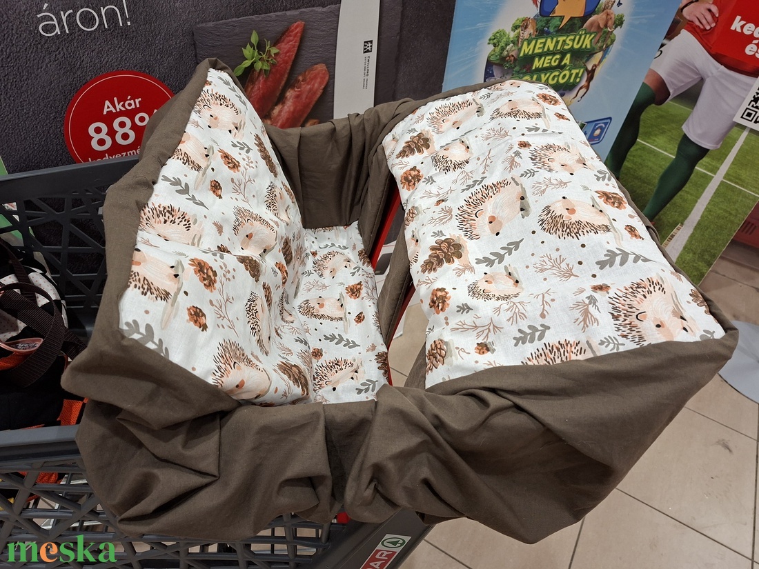 Sünis bevásárlókocsi huzat - Bevásárló kocsihuzat - baba - mama - utazási kellékek - bevásárlókocsi huzat - Meska.hu