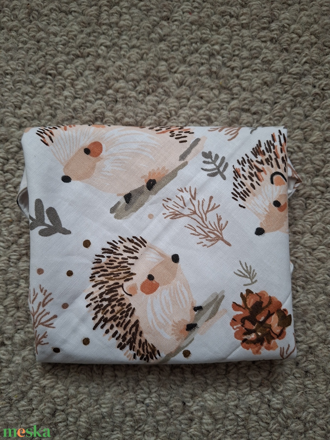 Sünis újraszalvéta - Vízhatlan uzsonna-csomagoló - táska & tok - uzsonna- & ebéd tartó - szendvics csomagoló - Meska.hu