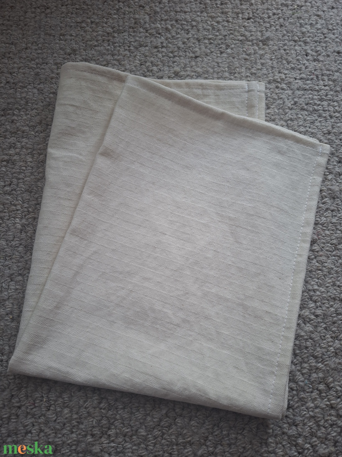 Natúr vászon konyharuha - otthon & életmód - konyhafelszerelés, tálalás - konyhai textil - konyharuha & törlőkendő - Meska.hu