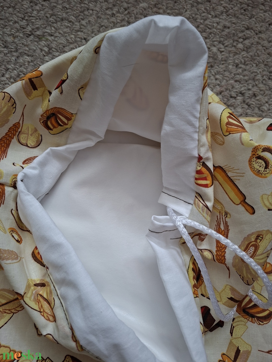 Uzsonnás tasak frissen tartó PUL béléssel - táska & tok - uzsonna- & ebéd tartó - szendvics csomagoló - Meska.hu