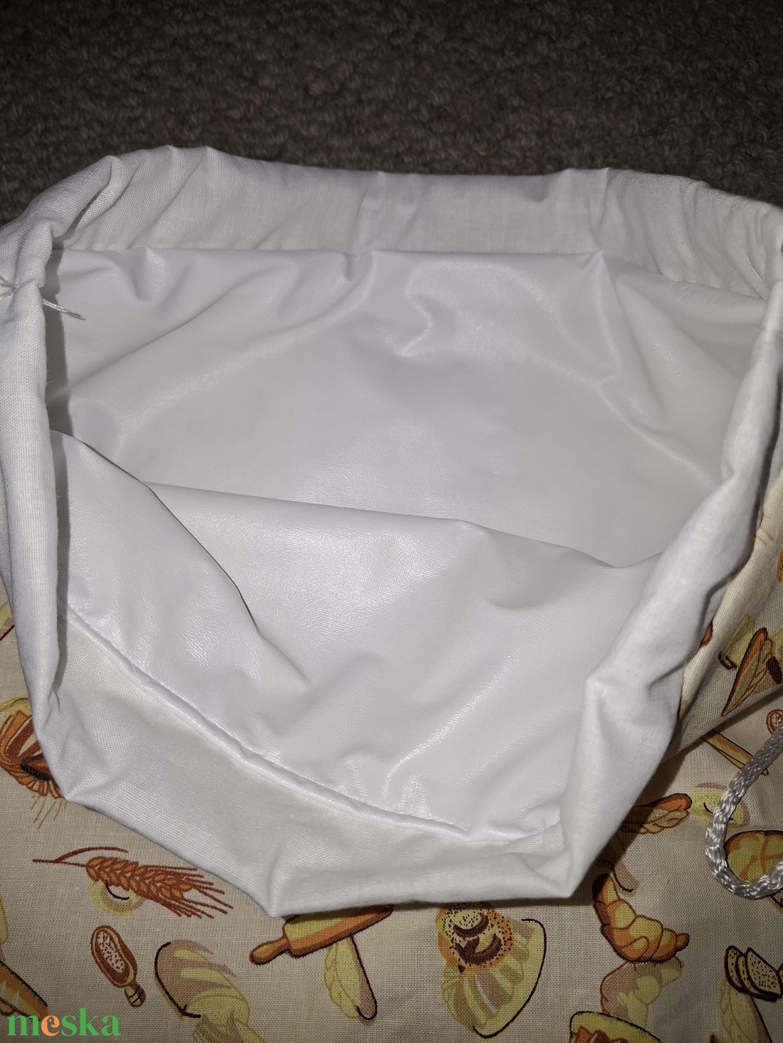 Kenyeres zsák frissen tartó PUL béléssel - táska & tok - uzsonna- & ebéd tartó - szendvics csomagoló - Meska.hu