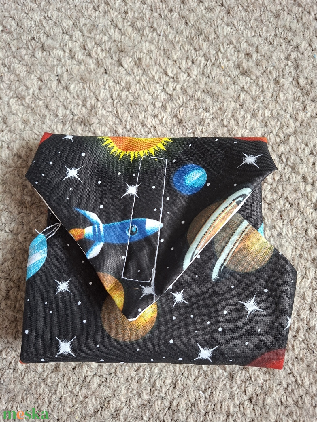 Rakétás újraszalvéta - Vízhatlan uzsonna-csomagoló - táska & tok - uzsonna- & ebéd tartó - szendvics csomagoló - Meska.hu