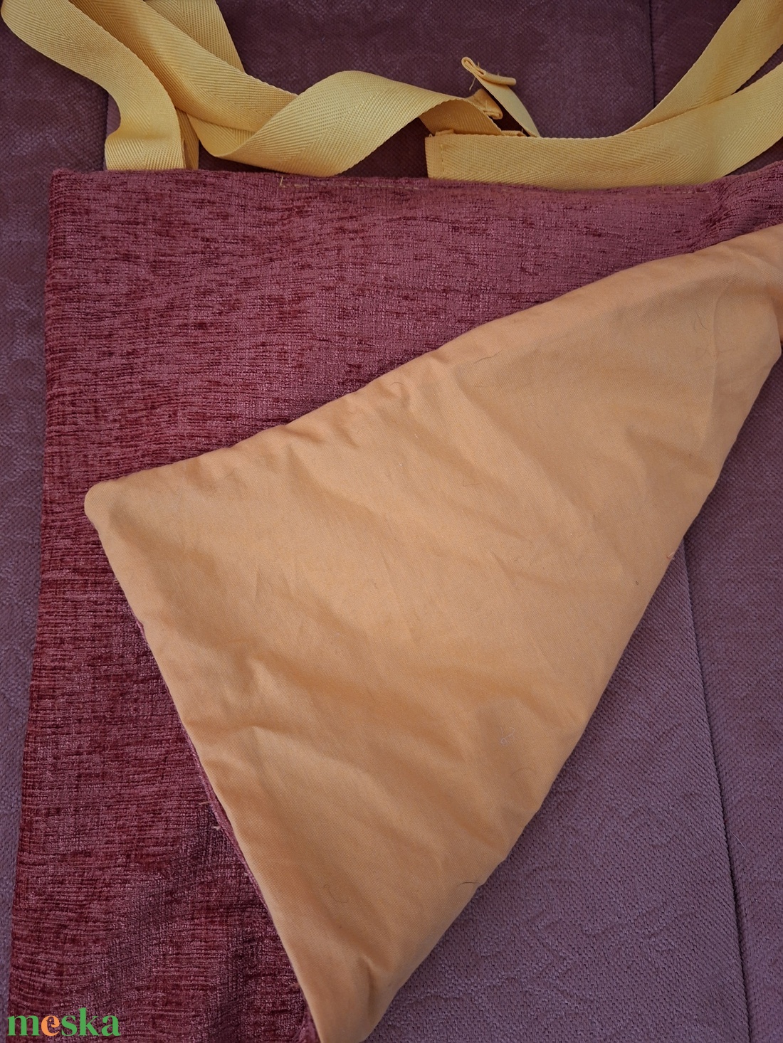 Kötözős székpárna - Lapos párna - játék & sport - ovis felszerelés - ovis párna, kispárna - Meska.hu