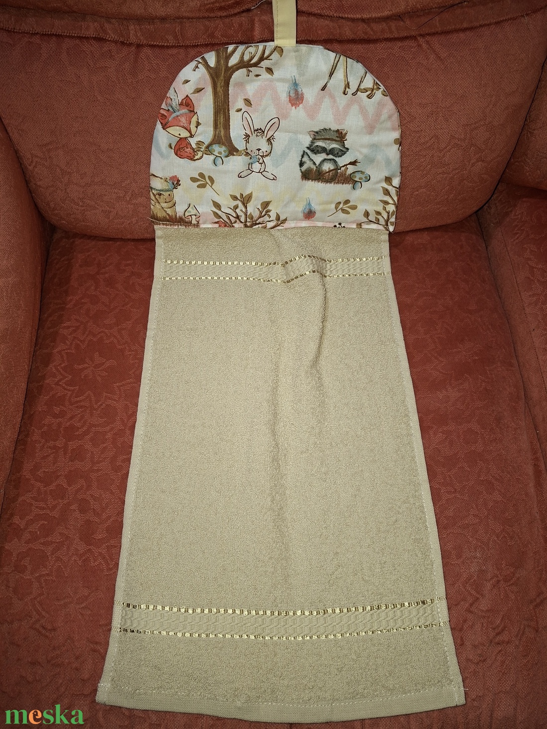 Állatmintás ovis törölköző - otthon & életmód - fürdőszoba - törölköző - Meska.hu