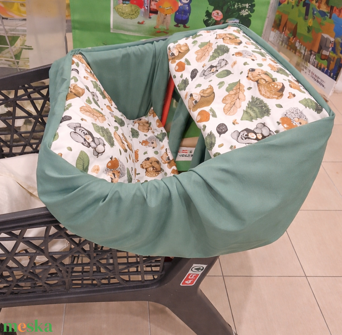 Állatmintás bevásárlókocsi huzat - Bevásárló kocsihuzat - baba - mama - utazási kellékek - bevásárlókocsi huzat - Meska.hu