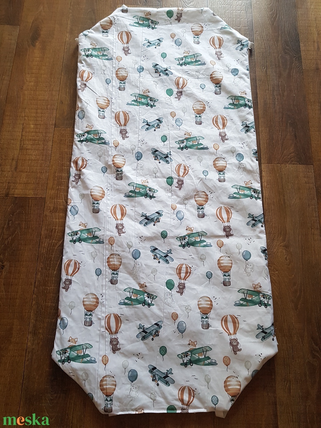 Léghajós, gumis, bélelt, vízhatlan lepedő ovis fektetőhöz - játék & sport - ovis felszerelés - ovis lepedő - Meska.hu