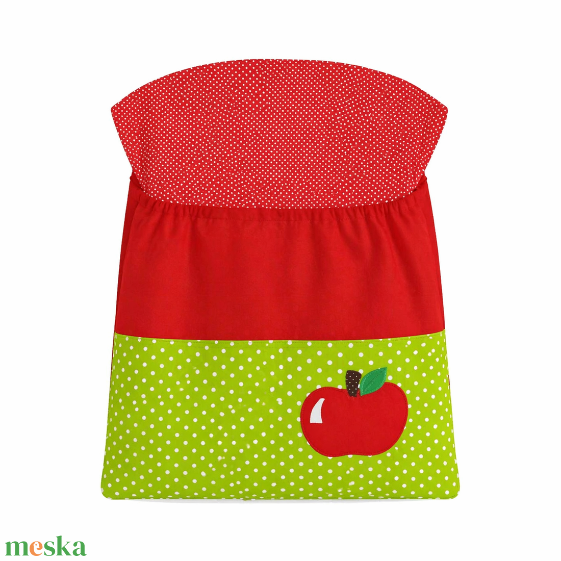 Almás ovis zsák - Oviszsák alma jellel - játék & sport - ovis felszerelés - ovis zsák - Meska.hu