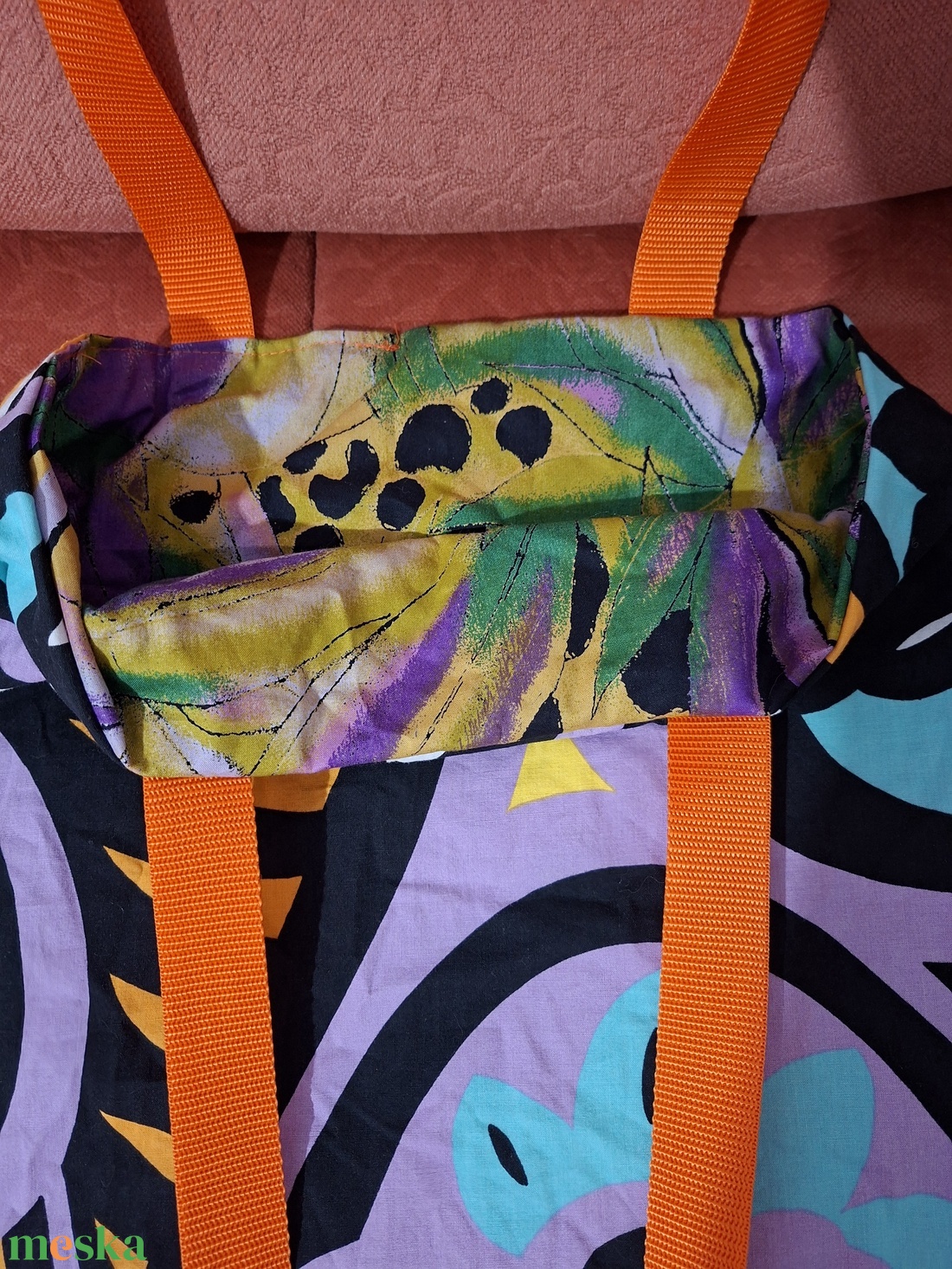 Bélelt bevásárló táska - táska & tok - bevásárlás & shopper táska - shopper, textiltáska, szatyor - Meska.hu