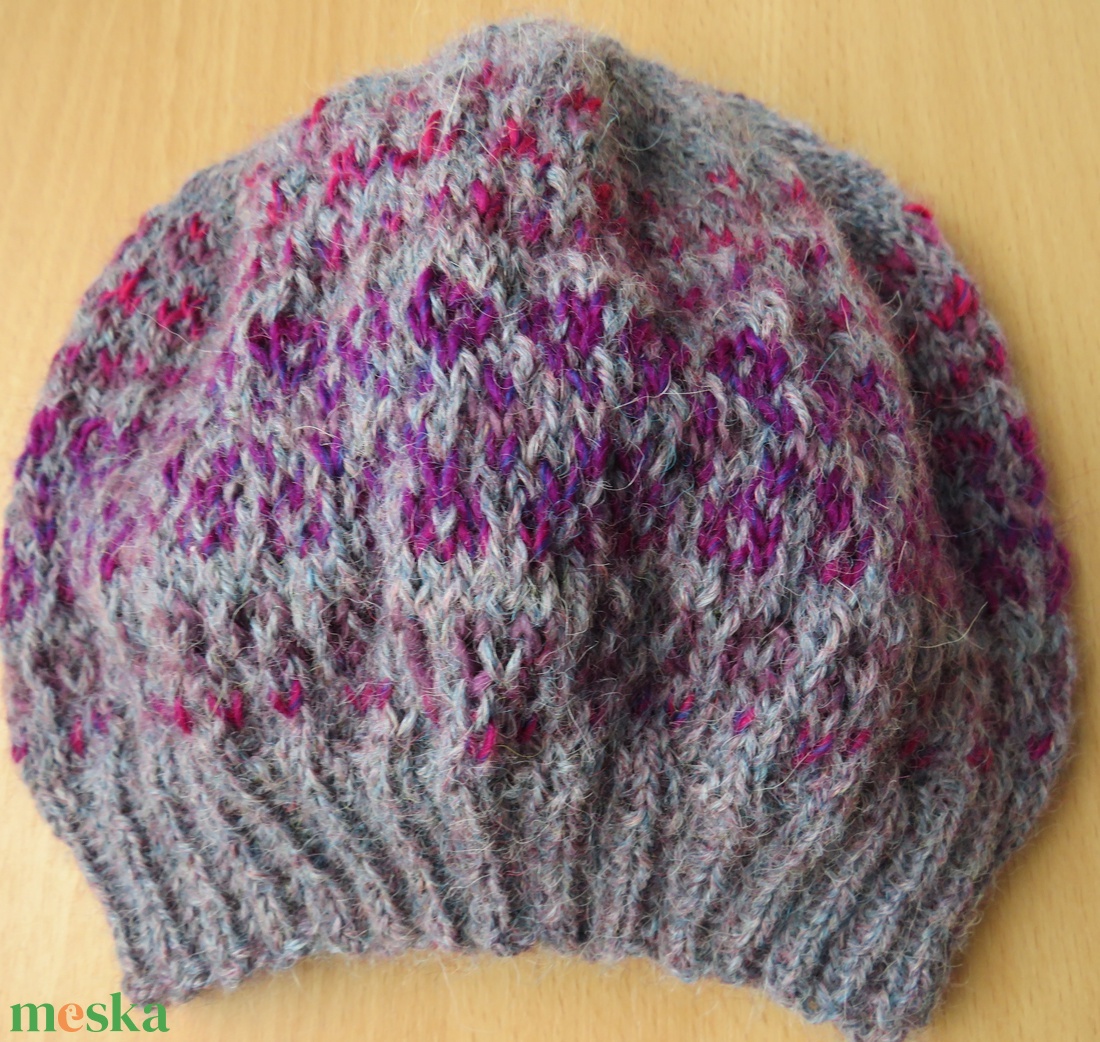 Norvég mintás, alpaka sapka - ruha & divat - sál, sapka, kendő - sapka - Meska.hu