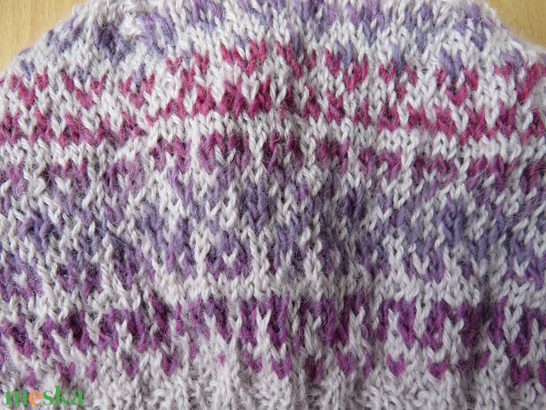 Alpaka sapka norvég mintával - ruha & divat - sál, sapka, kendő - sapka - Meska.hu