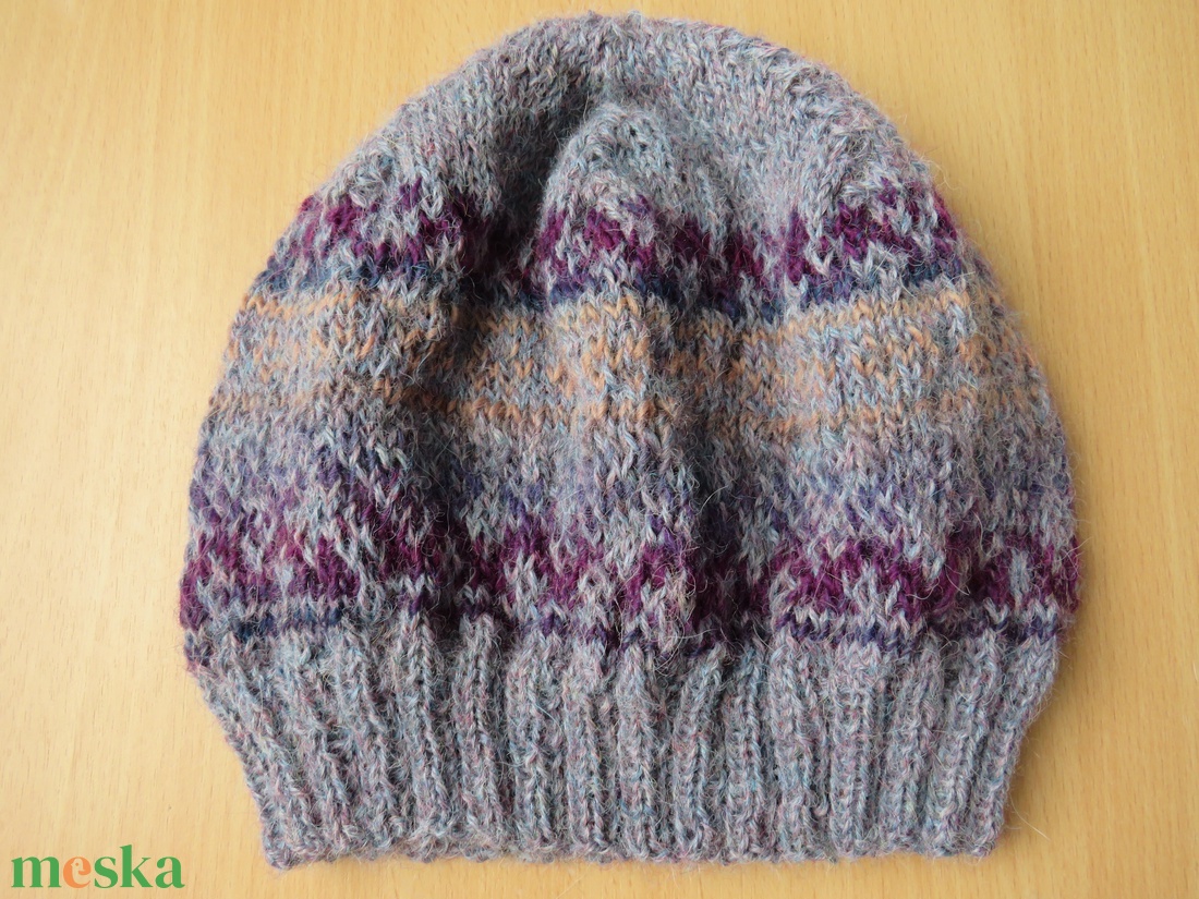 Norvég mintás unisex sapka - ruha & divat - sál, sapka, kendő - sapka - Meska.hu