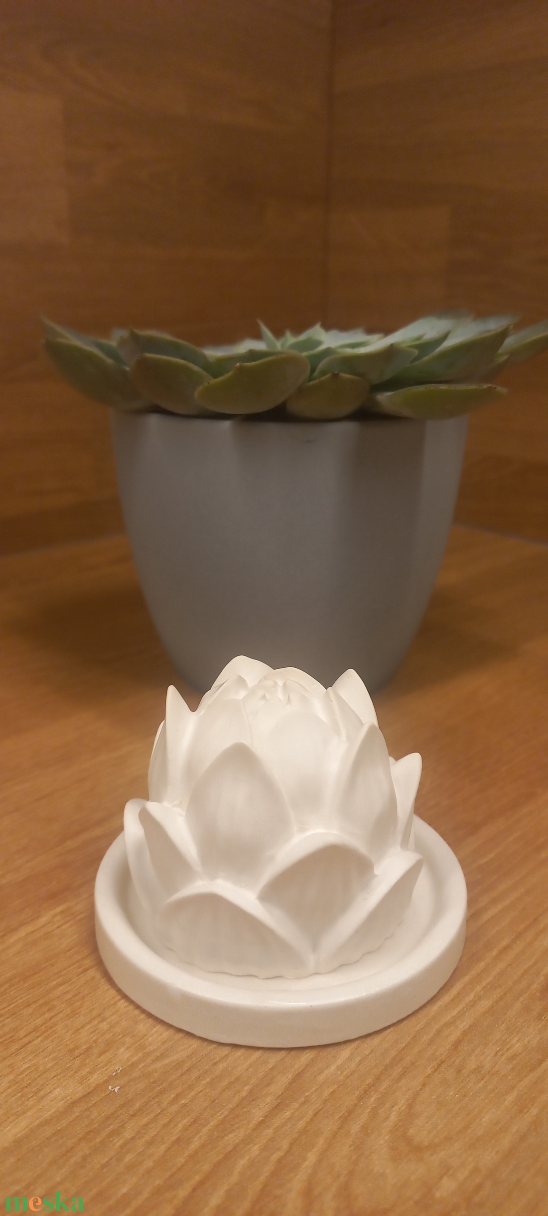 Lótusz aromakő, diffúzor - otthon & életmód - dekoráció - asztal és polc dekoráció - kavics & kő - Meska.hu