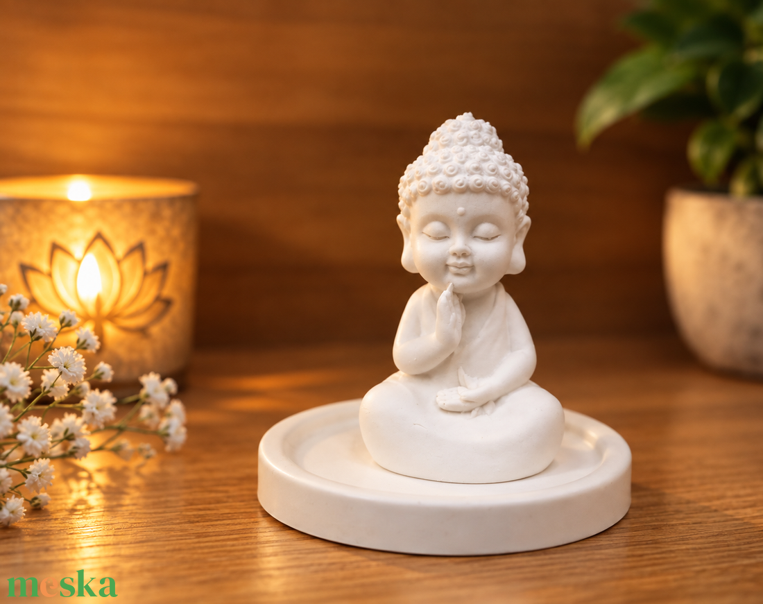 Buddha aromakő, diffúzor - otthon & életmód - dekoráció - asztal és polc dekoráció - kavics & kő - Meska.hu